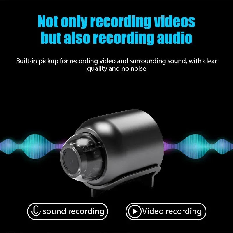 X5 Mini Spy Camera – Wireless 1080p HD Security Cam with Night Vision & Motion Detection